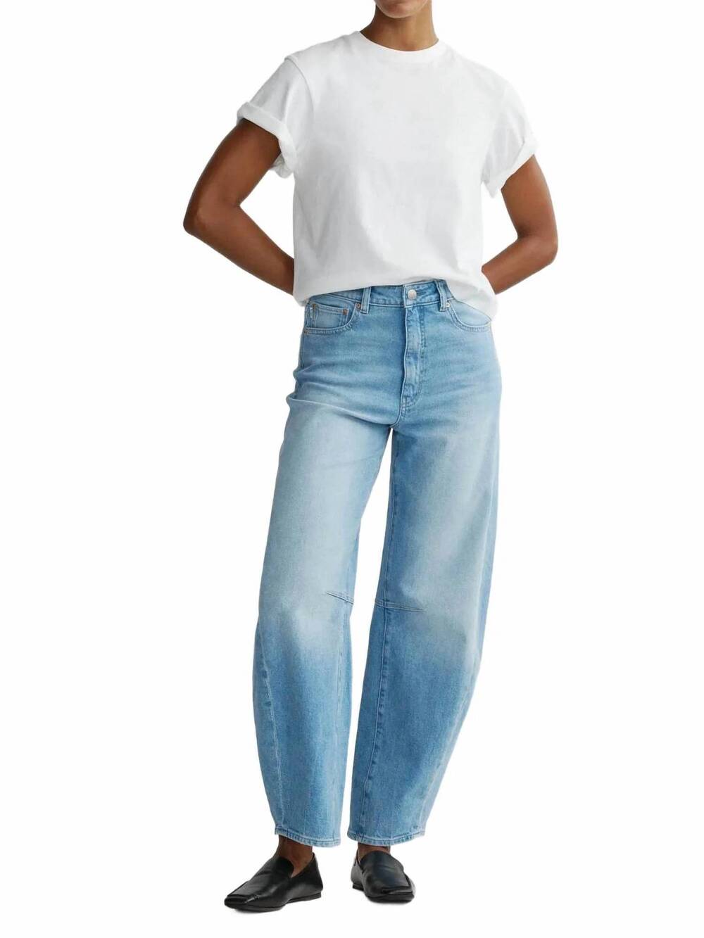 NEW DL1961 - WOMEN'S miro high rise barrel leg jean in summer day